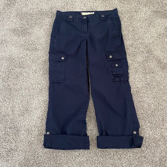 J. Crew Weathered Broken-In Chino Classic Twill Favorite Fit Cargo Pants Women 6 - Picture 4 of 9